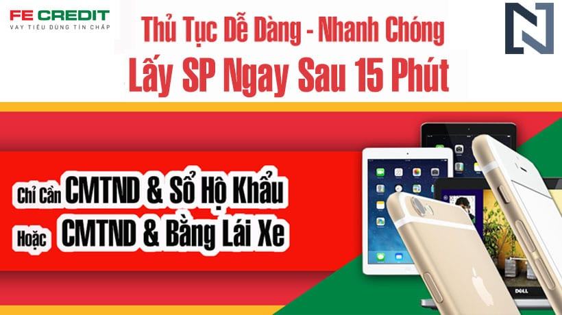Tra góp không cần thẻ