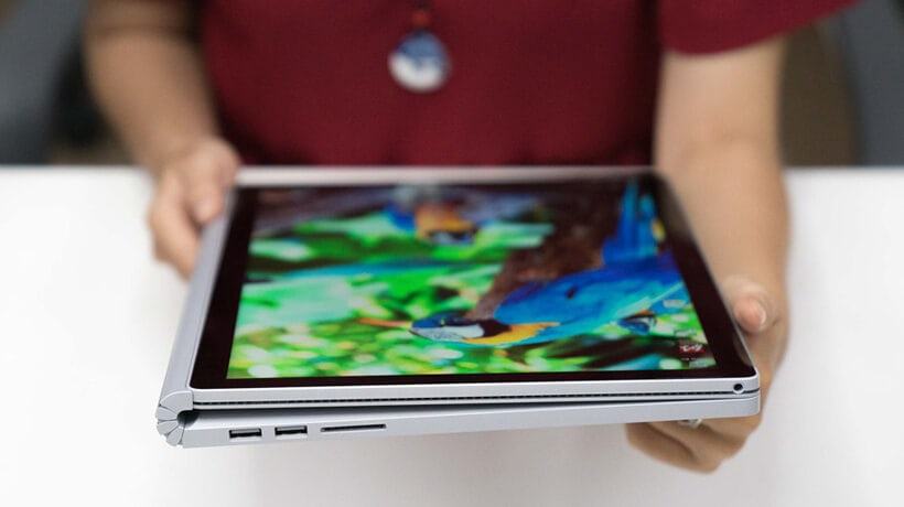 Surface Book có thiết kế sang trọng và cao cấp