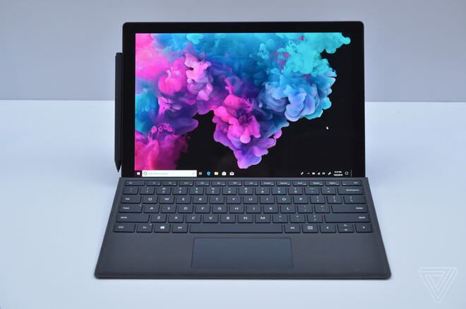 Độ phân giải cao và sắc nét của Surface Pro 6 Intel Core i5