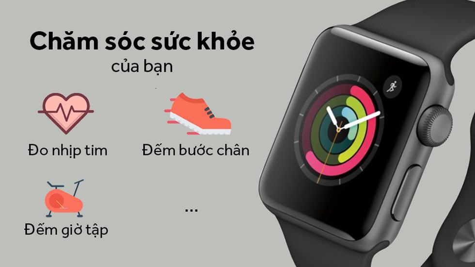 Apple Watch Series 3 giúp chăm sóc sức khỏe