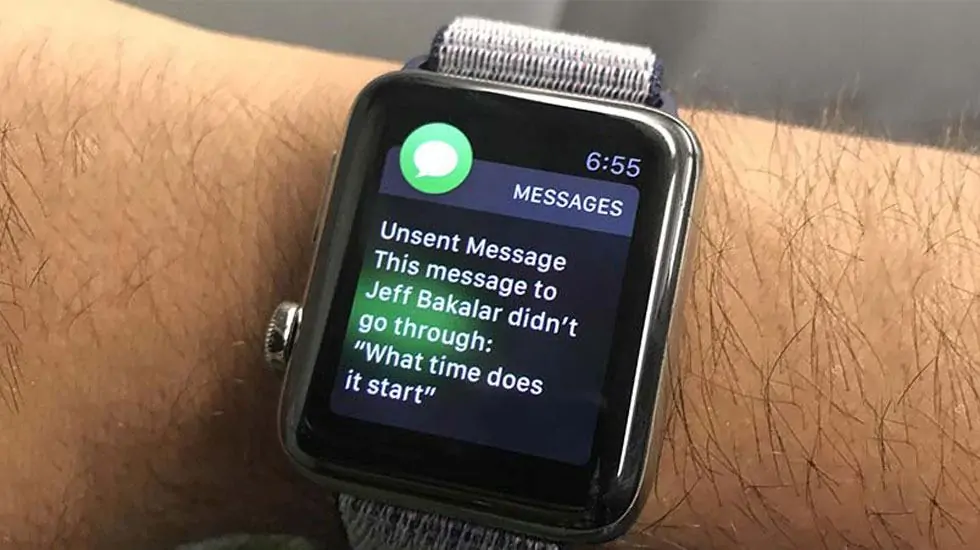 Apple Watch không gữi được tin nhắn