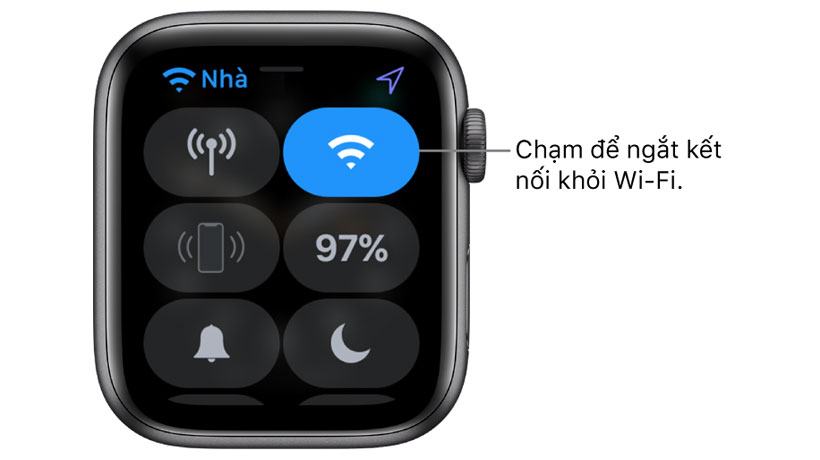 Tắt kết nối di động cho apple watch