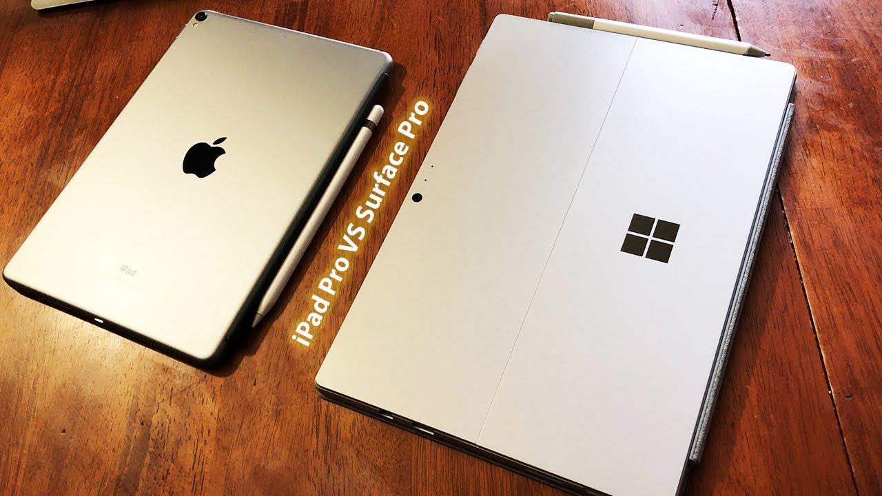 So sánh chi tiết Surface Pro 2017 vs iPad Pro 2017 2