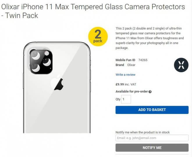 Thiết kế của iPhone 11 với cụm camera sau và màn hình tai thỏ? 2 Thiết kế của iPhone 11 với cụm camera sau và màn hình tai thỏ? 1