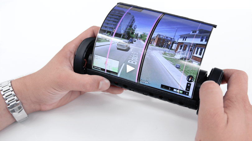 Quên các điện thoại gập đi, Sony phát triển smartphone màn hình cuộn? 2 Quên các điện thoại gập đi, Sony phát triển smartphone màn hình cuộn? 1