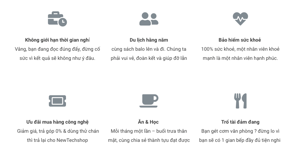 lợi ích làm việc marketing tại NewTechshop lợi ích làm việc marketing tại NewTechshop