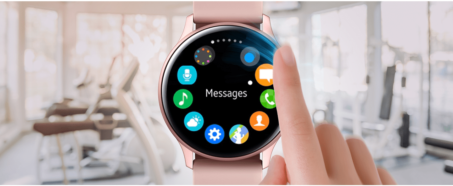 Khung bezel cảm ứng của Galaxy Watch Active 2 
