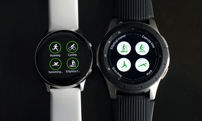 Active 2 có nhiều chế độ luyện tập hơn so với Galaxy Watch