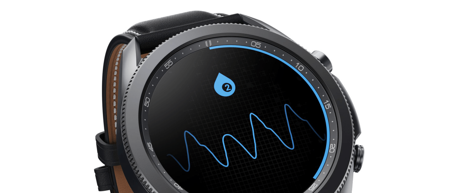 Tính năng kiểm tra độ oxy trong máu của Galaxy Watch 3.