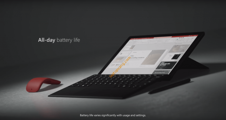 Thời lượng pin của Surface Pro X vs Surface Pro 7 Plus