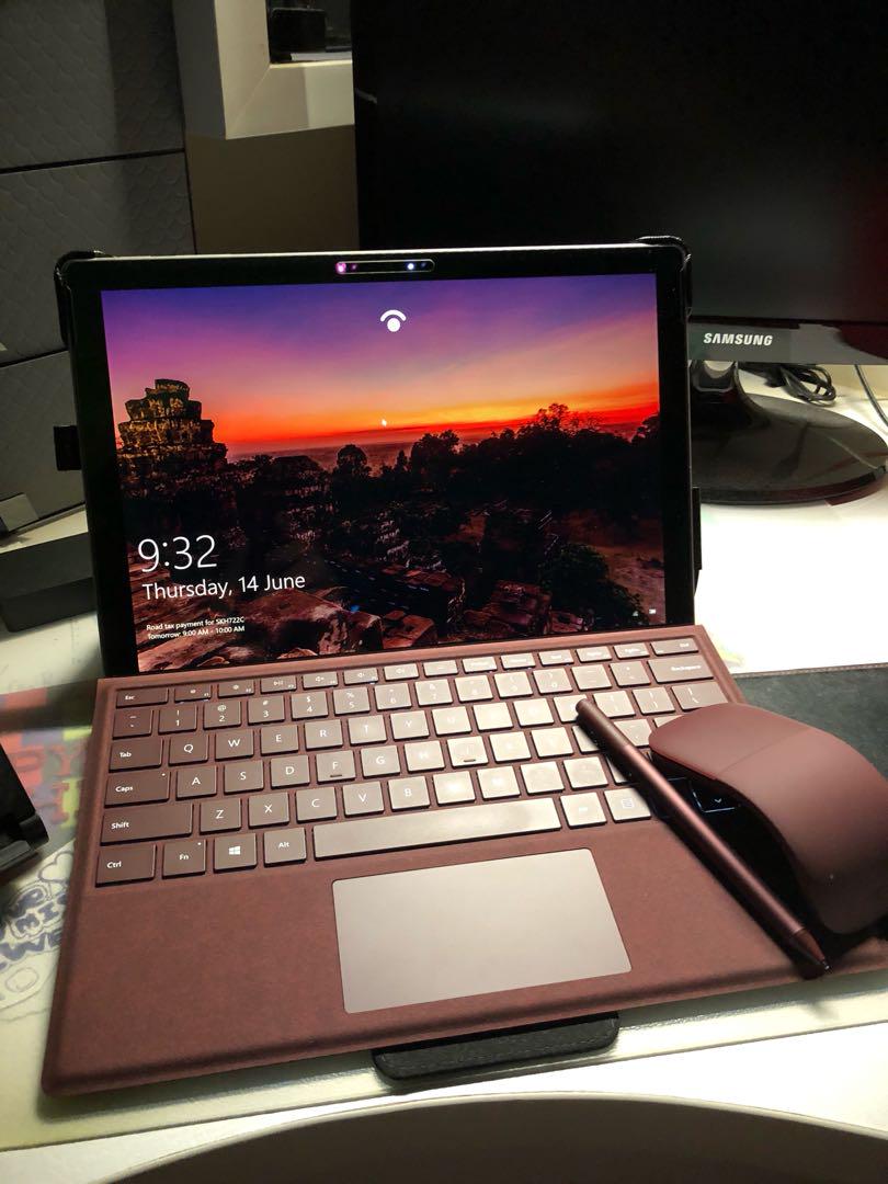 Bàn phím Signature Alcantara Type Cover Surface Pro Chính Hãng 2021 11