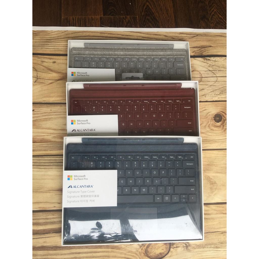 Bàn phím Signature Alcantara Type Cover Surface Pro Chính Hãng 2021 13