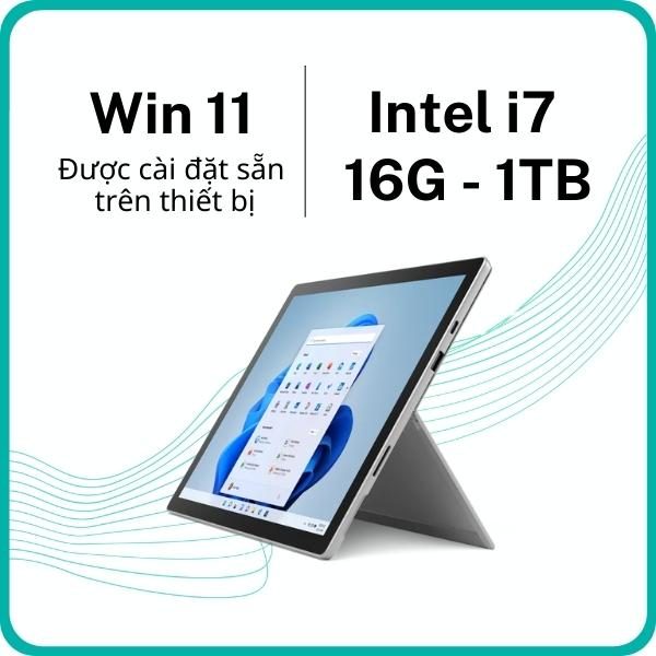 Surface Pro 7 Plus I7 16GB 1TB Chính Hãng 1