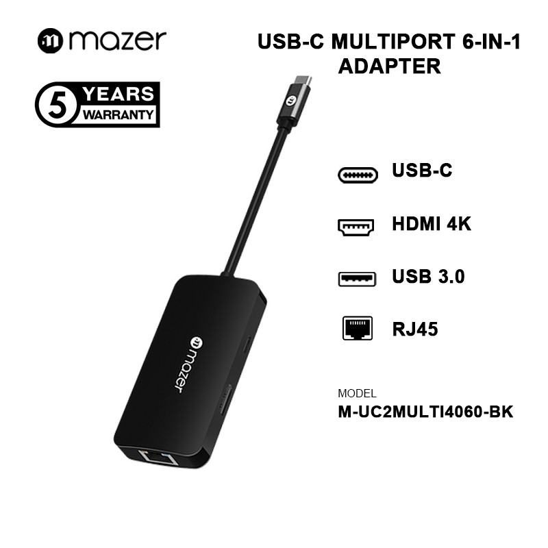Mazer - Cổng chuyển đổi USB-C 6-in-1 Chính Hãng 17