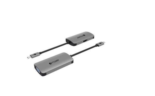 Mazer - Cổng chuyển đổi USB-C to 4K HDMI+VGA Dual Display Adapter 1
