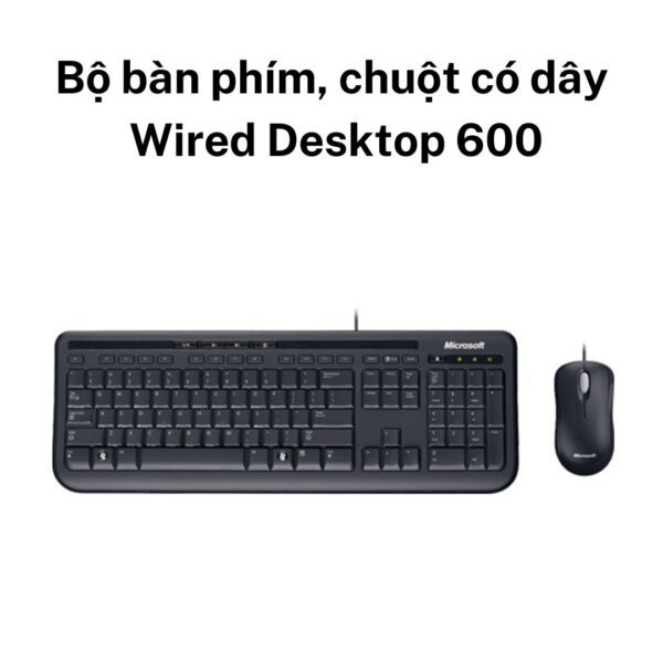 Bộ bàn phím chuột có dây Wired Desktop