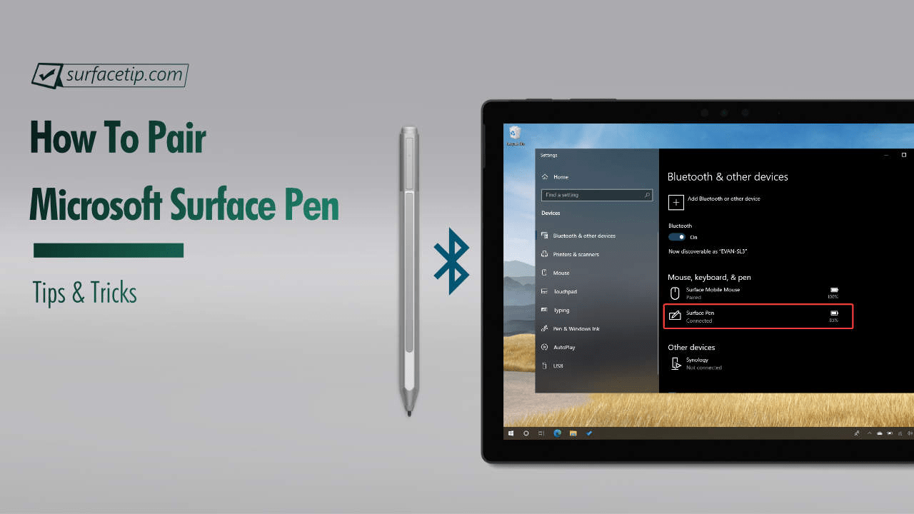 Làm thế nào để kết nối Surface Pen với chiếc Surface của bạn 42