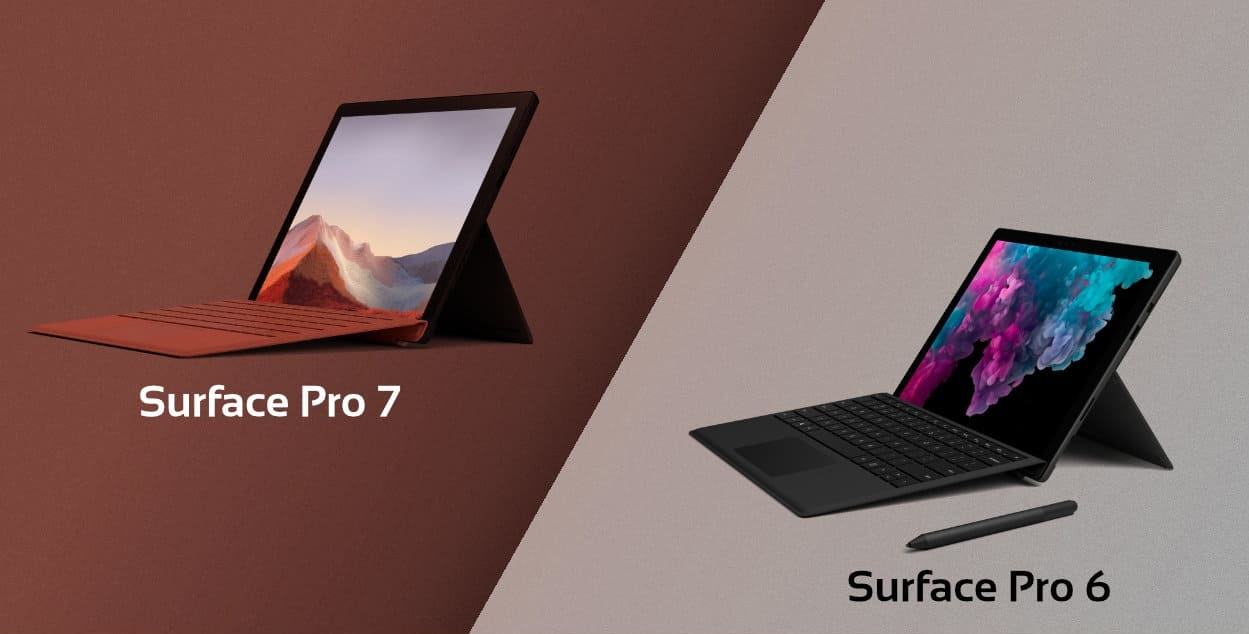 So sánh Surface Pro 6 vs Surface Pro 7 - NewTechShop