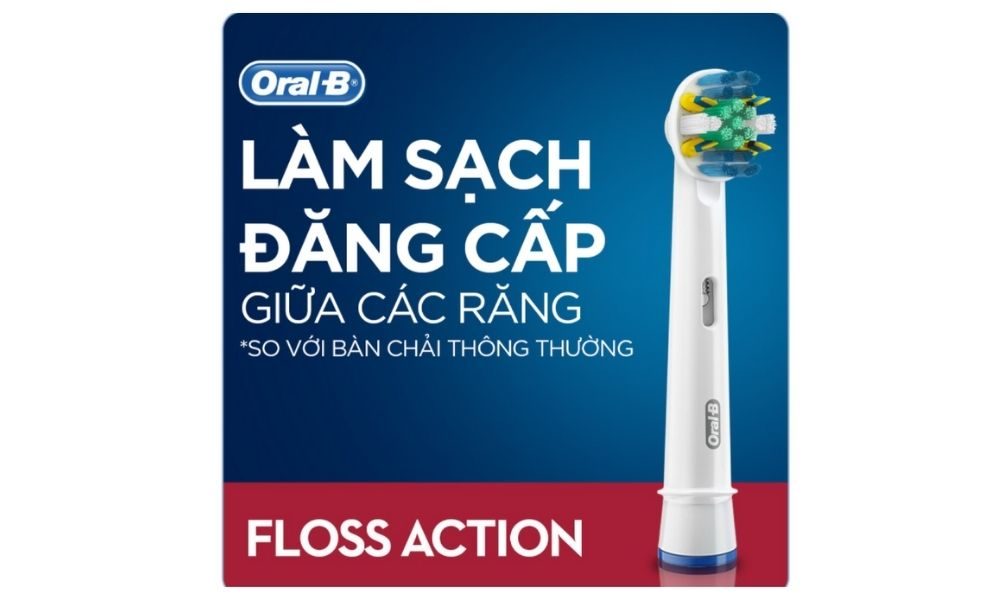 Đầu bàn chải điện Oral-B Floss Action chính hãng 10 Đầu bàn chải điện Oral-B Floss Action chính hãng 9