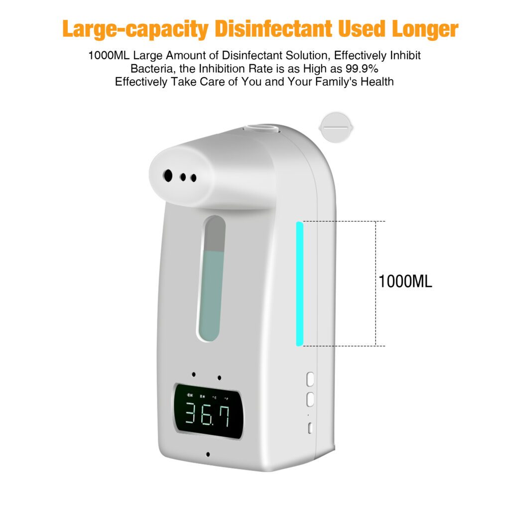 Máy Rửa Tay K10 Pro Đo Nhiệt Độ Cơ Thể Tự Động 11