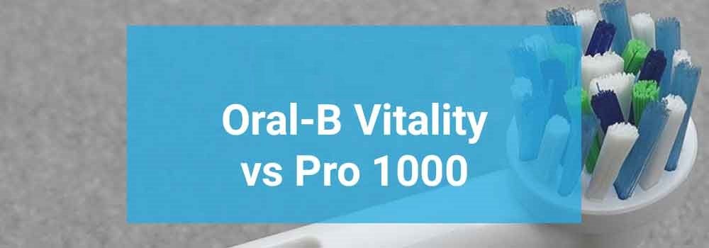 So sánh Oral B Vitality và Pro 1000