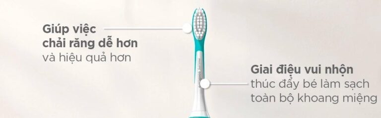 Bàn chải điện Philips Sonicare For Kids