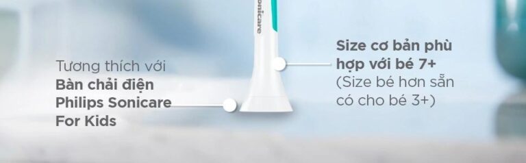 Đầu bàn chải điện Philips Sonicare For Kids