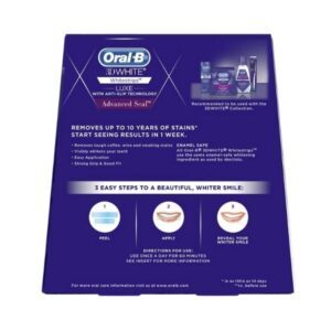 Hộp dán trắng răng oral b 2