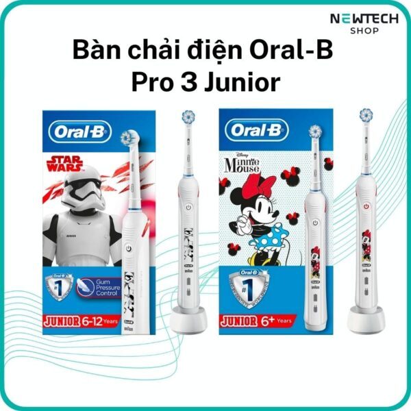 Bàn chải điện trẻ em Oral-B Pro 3 Junior 1