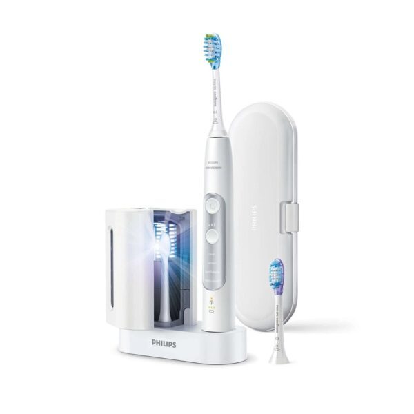 Bàn chải điện Philips Sonicare ExpertClean 7700 Kèm Máy Khử Trùng UV Chính Hãng