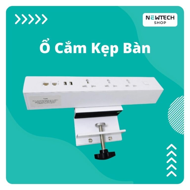 ổ cắm điện kẹp bàn đa năng