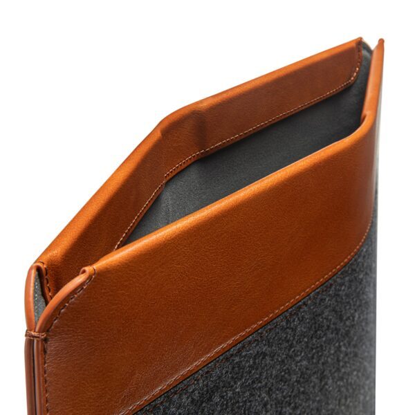Túi Chống Sốc Tomtoc Felt & Pu Leather 12.9 inch (H16-B03Y) - Gray