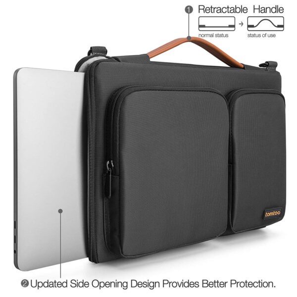 Túi đeo Tomtoc shoulder bags 13"/14" (A42-C01D) - Black