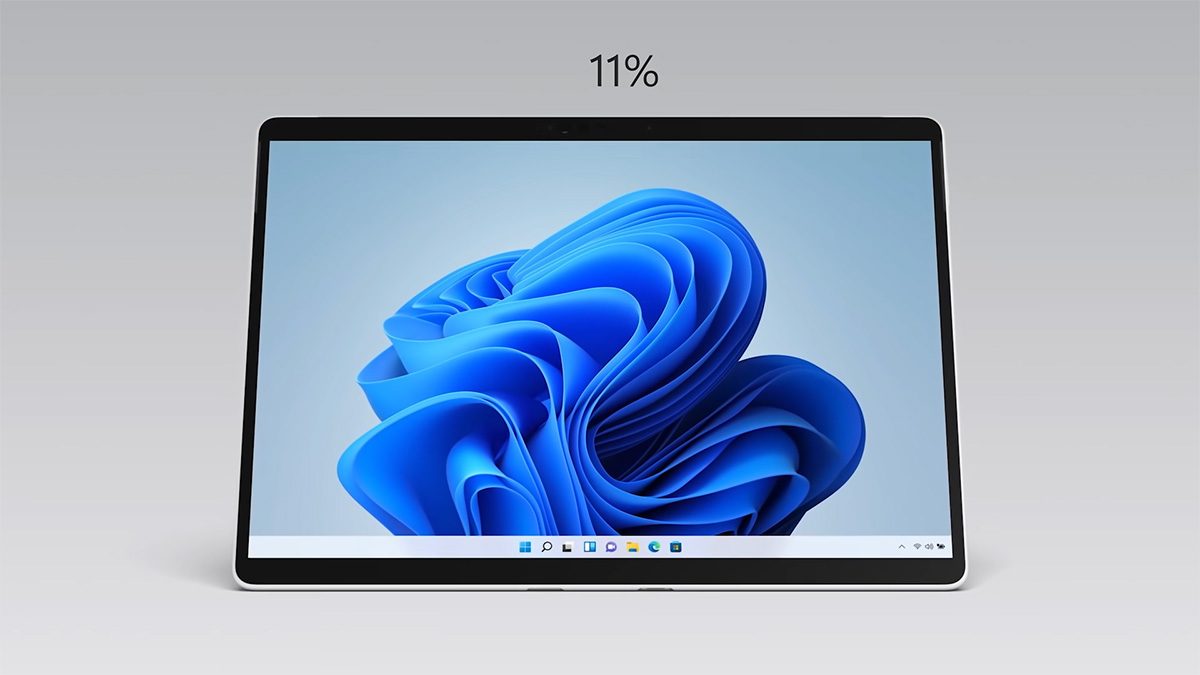 viền màn hình surface pro 8 mỏng hơn 11%