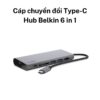 Cáp chuyển đổi Type-C Hub Belkin 6 in 1