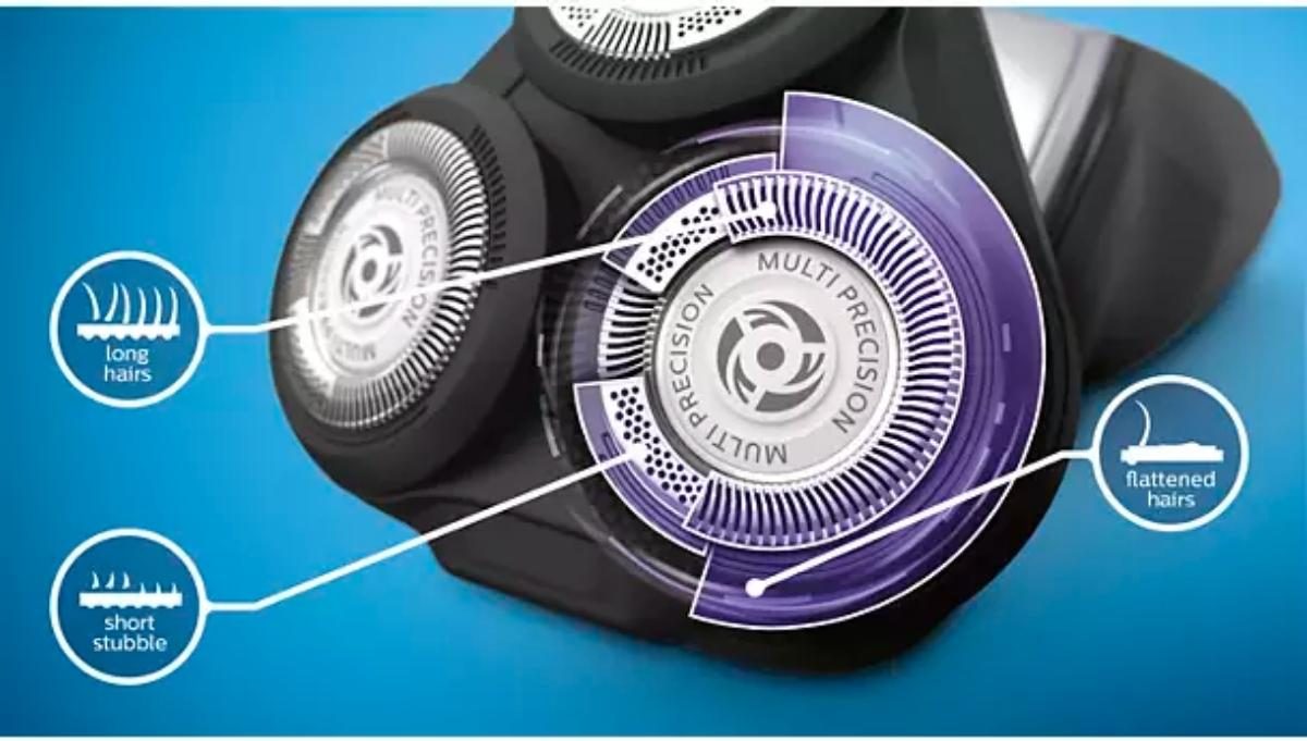 Máy cạo râu Philips Norelco Series 5000 Shaver 5675 + kèm lưỡi dao cạo Philips chính hãng 12 Máy cạo râu Philips Norelco Series 5000
