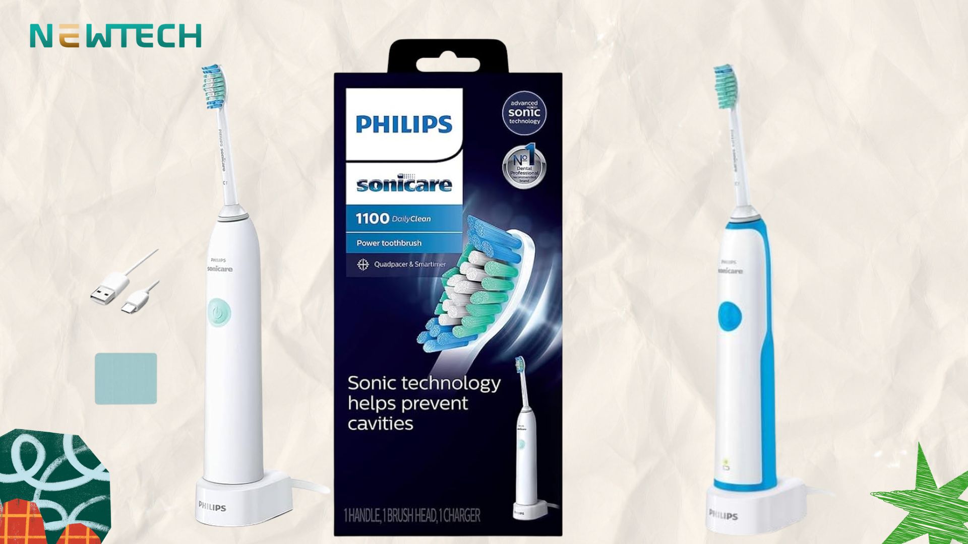 Bàn chải điện Philips có đến 6 dòng, chọn loại nào ? 2 Bàn chải điện Philips có đến 6 dòng, chọn loại nào ?