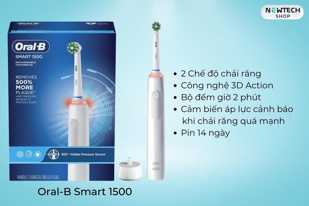Bàn chải điện Oral B Smart 1500