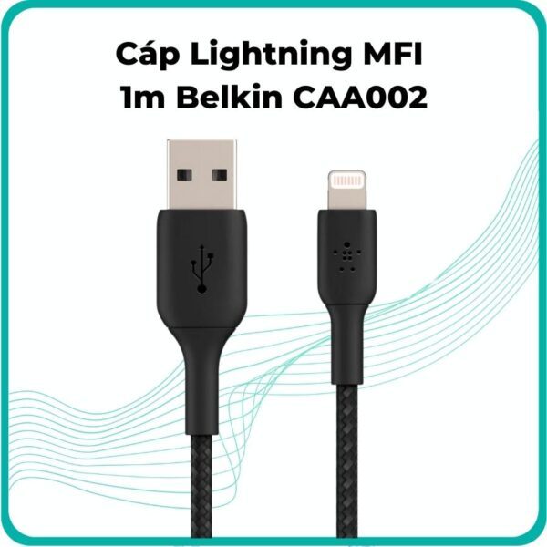 Cáp Lightning MFI 1m Belkin CAA002