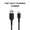 Cáp Type C 1m Belkin CAB002