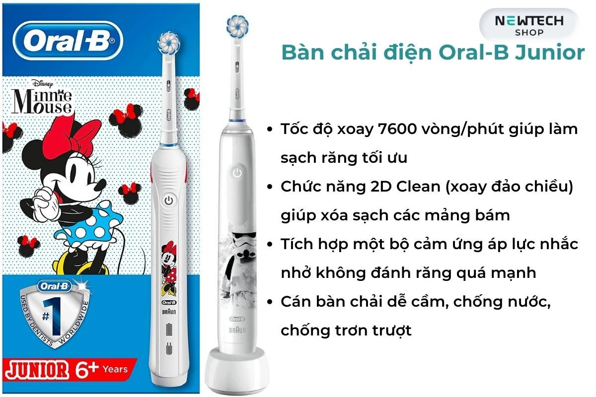 bàn chải điện Oral-b cho trẻ em