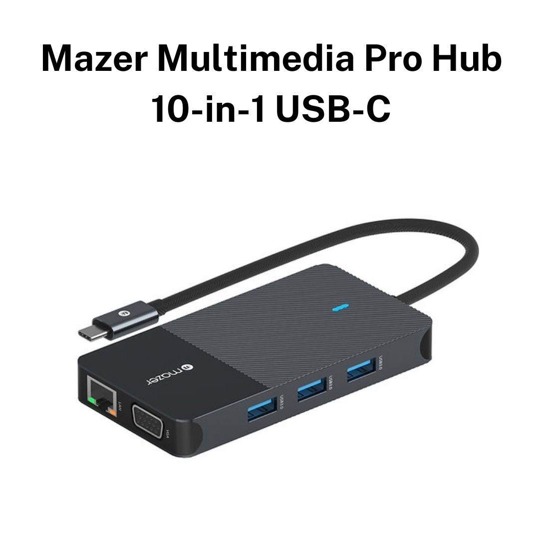 Mazer Multimedia Pro Hub 10-in-1 USB-C