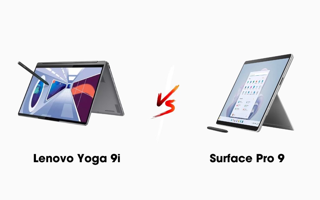 Lenovo Yoga 9i vs Surface Pro 9
