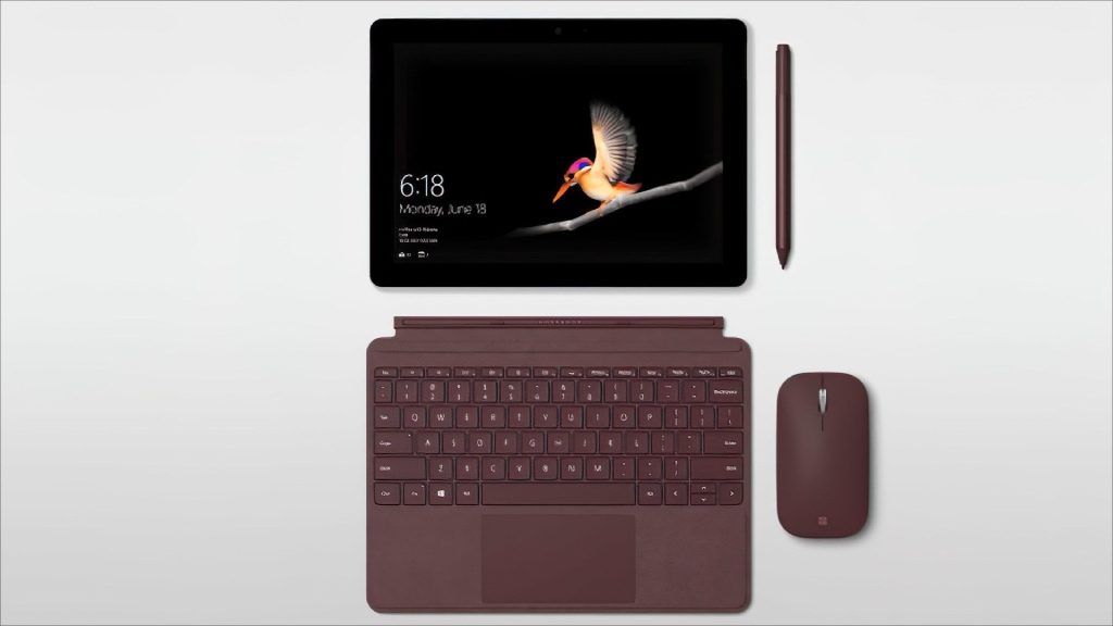 Dòng Surface Go là phiên bản tầm trung của laptop Surface
