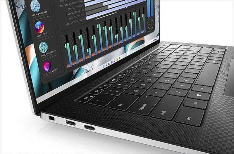 Top 7 laptop bán chạy nhất tháng 04/2023 tại NewTechShop 6 Bàn phím Dell XPS 15 9520 i5 16GB 512GB có độ nảy tốt
