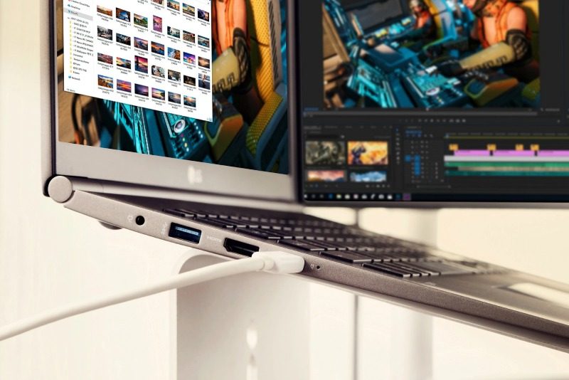Laptop LG tích hợp nhiều cổng kết nối phổ biến