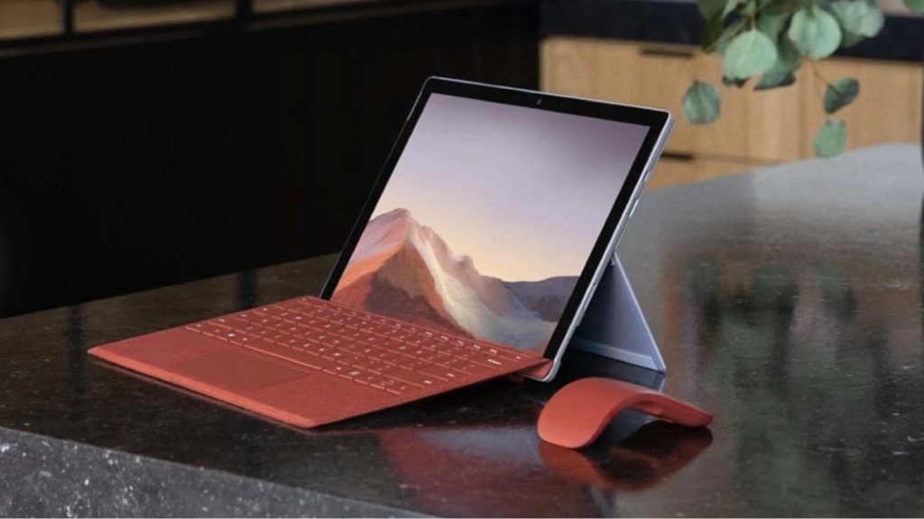 Surface Pro 7 sở hữu thiết kế gọn nhẹ