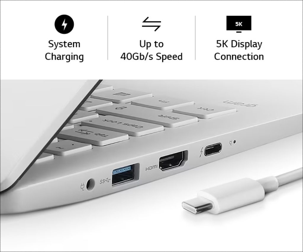 Laptop có đầy đủ cổng kết nối phổ biến hiện nay