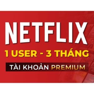 Gói Netflix Premium 4K UltraHD - 3 tháng