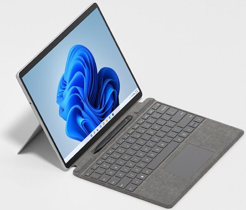 Một số sản phẩm laptop Microsoft Surface Pro 8 cũng được tích hợp tấm nền IPS